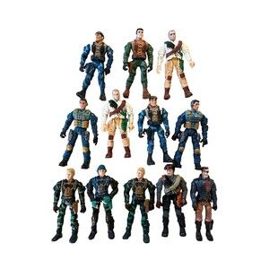 Lanard Toys The Corps Commando Force Lot Of 12- Vintage-